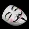 White V Mask Masquerade Mask Eyeliner Halloween Maschere a pieno facciale Puntelli per feste Vendetta Anonymous Movie Guy all'ingrosso SN1179