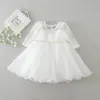 Neues Baby Mädchen Taufkleid Kleid Kind Mädchen Prinzessin Spitze Langarm Taufe Kleid Kleinkind Baby Kleidung 85151534288