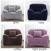 Solid Color Plush soft Thicken Elastic Sofa Cover Universal Sectional Slipcover 1 seater winter Stretch Couch Cover for Living Room