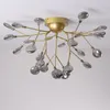 Nordic firefly plafond kroonluchter creatieve kunst plafondlamp woonkamer slaapkamer kroonluchter moderne decor goud licht kroonluchter