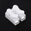 Freeshipping 1000 pçs / lote Cabo Conector Primavera Braçadeira Terminal 220 V 10A Empurrar Fio Rápido Bloco de Terminais 2 Pin Fiação Conectores Conjunto