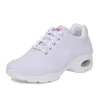 Hot Koop-Nieuwe Airbag Bodem Vierkante Dans Schoenen Sport Fitness Jump Fly Geweven Stof Damesschoenen Dansschoenen Dames Dames