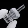 Quartz Banger Nail Rook afgeschuind Rand Glass Carb Cap OD: 33mm voor Bong Ball en Socket Nagels Waterleidingen DAB RIGS 737