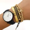 HOT luxury designer jewelry mens bracelets hip hop bracelet with crown ball high quality retro pouplar fashion punk beads bracelets