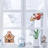 Kerstman koelkast toilet PVC muurstickers