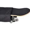 Bolsa de monopatín Unisex de viaje negra resistente al desgaste accesorios de tela Oxford mochila Longboard cubierta ajustable sólida impermeable