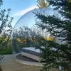 Dmuchawa Nadmuchiwana Bubble House 2 osoby Outdoor Pojedyncze tunel Namioty Rodzinny Camping Backyard Transparent Namiot