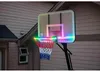 LED Basketball Hoop Lights Basketball Rim Led Solar Light Playing at Night Lamps Outdoors Perfekt för barn Vuxna Partier och träning