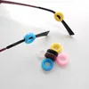 eyeglass sport silicone elastic and stretchy anti slip temple gripper ear hook in round O ring shape eyewear accessories