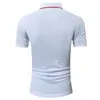Koszule Mężczyźni Top Dorywczo Koszula Męska Przycisk Odzież Wyłącz Kołnierz Koszulka Koszulka Z Krótkim Rękawem Męskie Topy Moda Hombre 2020 Moda