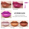 DOMAIN 6 Colors Mirror Plumping Lip Gloss Mirrored Glitter Lipgloss Shimmer Liquid Lipstick Lips Tattoo Nude Glossy Lip Makeup