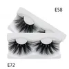 25 mm thick mink lashes 3d mink eyelashes Cruelty-Free Soft real 25mm lashes mink hair false eyelashes extension lashes strips