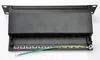 Freeshipping SOHO 10" Cat.6 12port patch panel full shielded with cable management support bar rackmount
