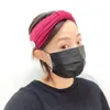 новая одноразовая маска анти удушение оголовье упражнения головной платок йога поглощение пота группа волос мытье лица группа волос JXW643