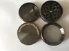 Greante de triturador de cromo de metal moedor de triturador zink 63mm 4pc Zicn liga de fumaça de fumaça de fumaça Herb Herb Grinder para fumar Herb1311163