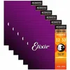 3PCS Elixir 16052 الفوسفور البرونزية ضوء غيتار صوتي سلاسل .012 - .053