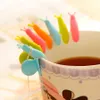 Cute Snail Squirrel Shape Silicone Tea Bag Holder Cup Mug Tea Bag Clip Candy Colors Gift Set Good Teas Tools Tea Infuser RRA2742