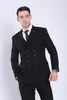 Fashion New Design Double Breasted Navy Men's Professional Business Suits Two Pieces Bridegroom Wedding Men Suits (Blazer+Pant)
