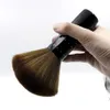 Cepillos Profesional Fibra Suave Pelo Cepillo Para El Cabello Salón Negro Corte De Pelo Cuello Cara Plumero Cepillo Peluquería Cepillo De Barrido Peluquero Cleani