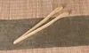 Trä te pineser bacon te clip tongs bambu kök sallad mat rostat bröd 18 cm xb1