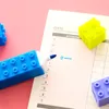 1 шт Творческого Kawaii Building Block Highlighter Pen Студент Обучение граффити Рисование Канцелярская школа Управление Маркеры Ручка