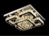 Flush mount takljus taklampa modern belysning krom ljus dimbar LED LUXURY K9 CRYSTAL LED taklampa för sovrum myy