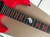 Chitarra elettrica Red DE di nuovo arrivo con pickup Humbucker, tastiera in palissandro con intarsi rossi, che offre servizi personalizzati