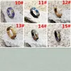 New Handmade Wood Resin Rings Gold foil Flowers Plants Inside Rings For women Men Fashion DIY Jewelry Gift