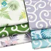 Mengugen 6pcs/lot 40cm*50cm Monstera Palm Patchwork yastıkları için bitki yaprağı baskılı pamuk kumaş