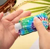 30ml Hand Sanitizer Holder 154 Estilos Neoprene Keychain Mini Garrafa Tampa Multicolor Retângulo Forma Chapstick Holder