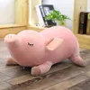 Urocze świnia miękkie nadziewane zwierzęta świnie pluszowe zabawki poduszka kawaii dziecko uspokaja spać lalka bawełniane zabawki dla dzieci