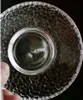 フラワーグラスガイワン耐熱ティーチューレンティーポットプーアーガイワンカップの茶色の繊細なギフトティーカップ