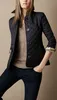 클래식 여성 영국 패션 재킷 코튼 브랜드 디자인 런던 브릿 솔리드 다이아몬드 코트 숙녀 스포츠 아웃웨어 블랙 레드 카키