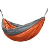 Double Lightweight Nylon Hammock, Ropes and Carabiners Included, Bed Length and Width