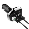 T61 DUAL USB-oplader Bluetooth Handsfree Audio MP3-speler FM CAR KIT zender met 3.1A Snelle lading