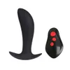 Plug à bout vibrant Dildo de choc électrique Plug anal vibrateur à distance sans fil mâle jouet sexuel masseur de la prostate toys pour adultes7789817