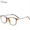 Moda-- haoyu retro vintage Súper ligero resistente ULTEM Marcos de anteojos de titanio de plástico Piernas de acero con memoria elástica solo 6G oculos de grau