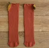 Bebek Çorap Kızlar Rahat Çorap Karikatür Diz Yüksek Çorap Çocuklar Moda Uzun Çorap Şeker Renk Chaussette Pamuk Prenses Bacak Isıtıcı CZYQ4628