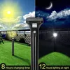 Solar Lawn Light IP65 LED Landschap Licht Motion Sensor Light Control Outdoor Lamp voor Tuin Path Yard