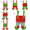 Weihnachts Elf Geschenktüten Weihnachtsweinflasche Taschen Weihnachten Candy Halter Taschen Weihnachtsstrümpfe Neujahrsdekorationen 6 Designs YW1725