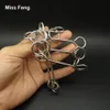 H183 / Magia Trick Mind Logic Game Brain Teaser Metal Wire Anillo Puzzle Toy Kid Gadget
