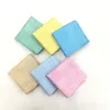 12PCS 43 * 43CM Pure Cotton Light Color Lady Handkerchief Big Satin Handkerchief