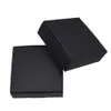 58x56x2cm Small Gift Package Paper Boxes Foldable Flat Black Kraft Paper Box for Jewelry Soap Packing Cartons 50pcslot6757090