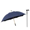 Мужчины зонтики нескользящей прогулочной палочки тростникового альпинистрая длинная ручка мужской мужской ветрозащитные зонтики подарок дождь 2