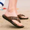 vente chaude tongs en cuir marque de créateur sandales tongs plage pantoufles décontractées adolescents tongs chaussures de plage pour chaussures de créateurs pour hommes