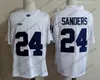 American College Football Wear Penn State Nittany Lions #5 Daesean Hamilton 8 Allen Robinson 24 Miles Sanders 40 Jason Cabinda 88 Mike Gesicki Blue White Psu Jersey