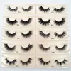 16 paia di ciglia 3D finto visone Lashes 3D seta cigli visone 3D 16 paia ciglia libro spesso ciglia lunghe Ciglia finte