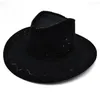 Unisex cowgirl cowboy hatt för barn barn pojke tjej klassisk design fest kostymer avslappnade sol hattar mode #05