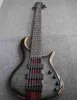 Factory 6 String Neck Through Body Electric Bass Guitar med slags alternativ Color5205502