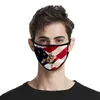 Independence Day 3D Dammtät Mode Tryckt Is Silk Tyg Tvättbart ansikte MAS Universal för män och kvinnor Amerikanska flaggan Mask Gratis frakt